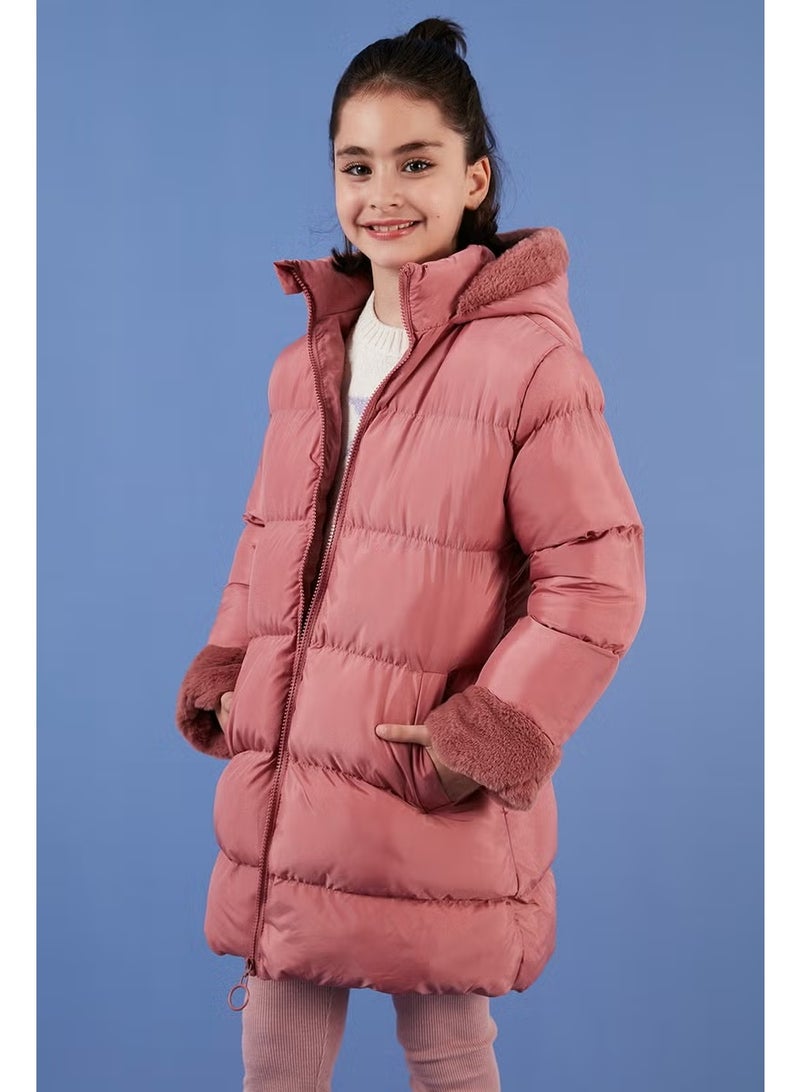 Lela Soft Lined Hooded Puffer Coat Girl's Coat 5761981 - Image 1